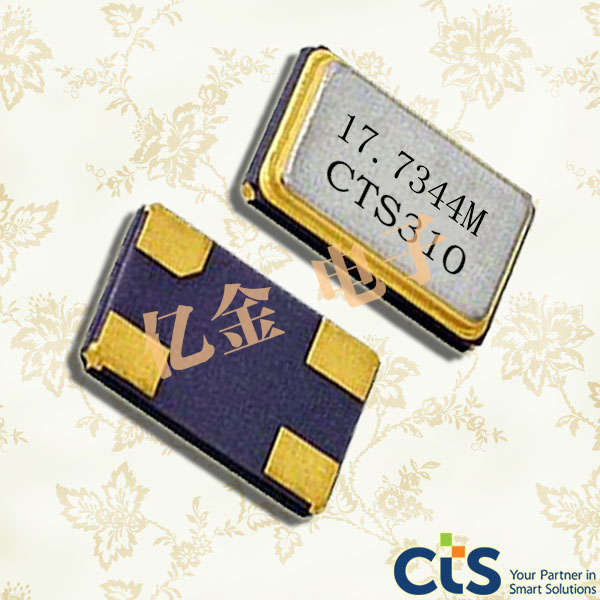 CTS晶振,貼片石英晶振,406晶振,406I35E12M00000晶振