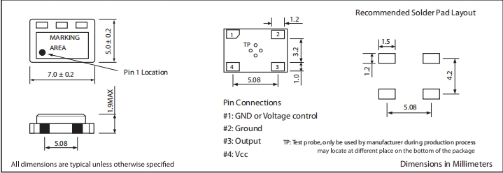 MTI-MILLIREN晶振,404TCXO晶振,7050mm晶振,航空航天設備晶振