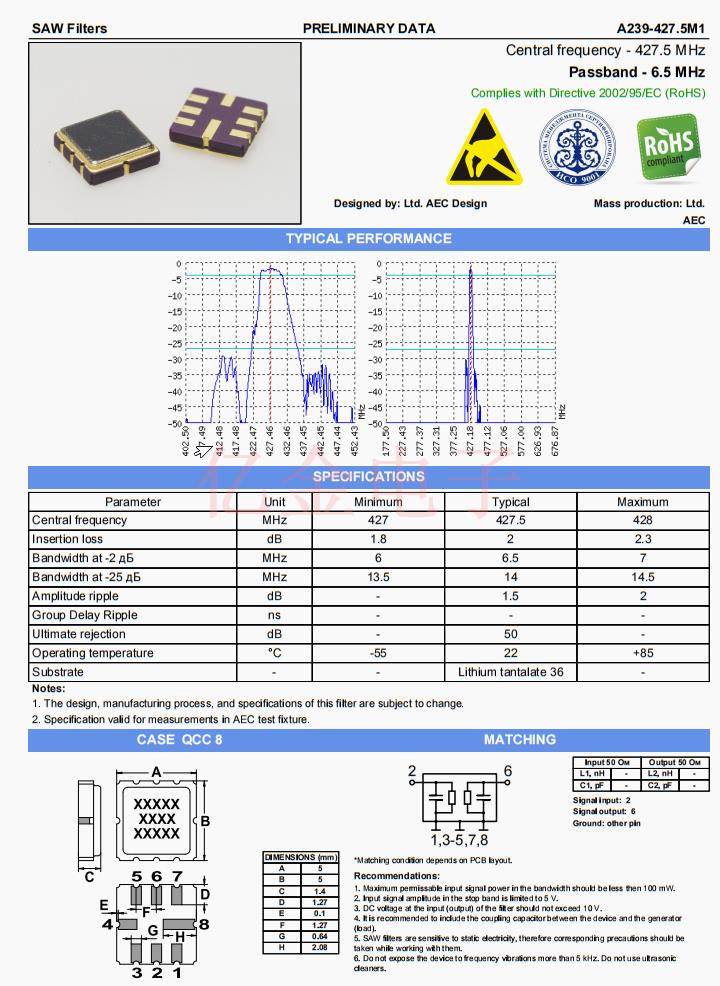 A239-427.5M1 A239-427.5M1