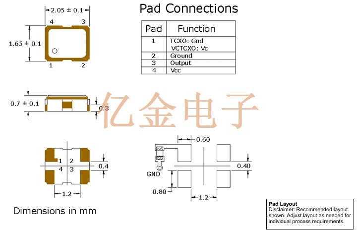 UCG4 TCXO VCTCXO 2016