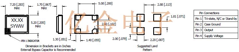MIHK 7050 OSC 32.768K